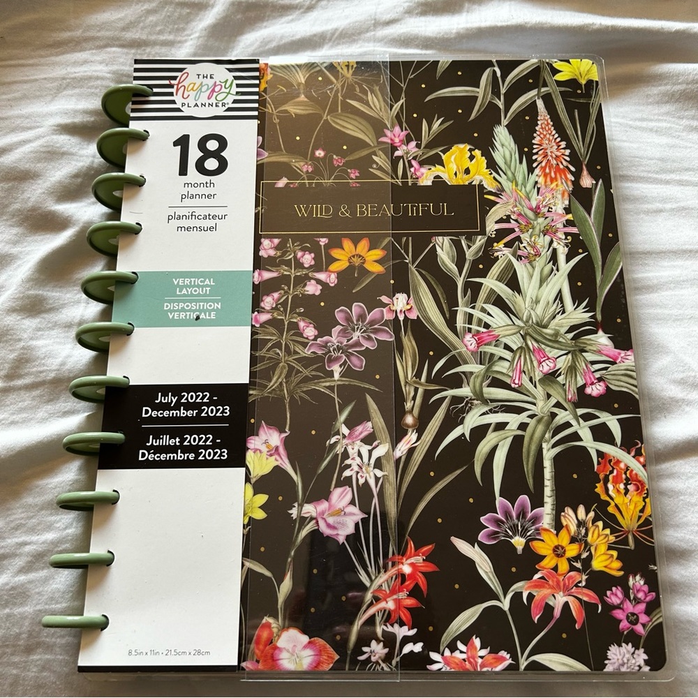 Happy Planner Big vertical weekly 18 month planner